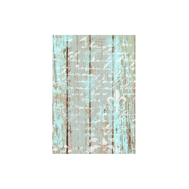 Papel de Arroz TEXTO EN MADERA